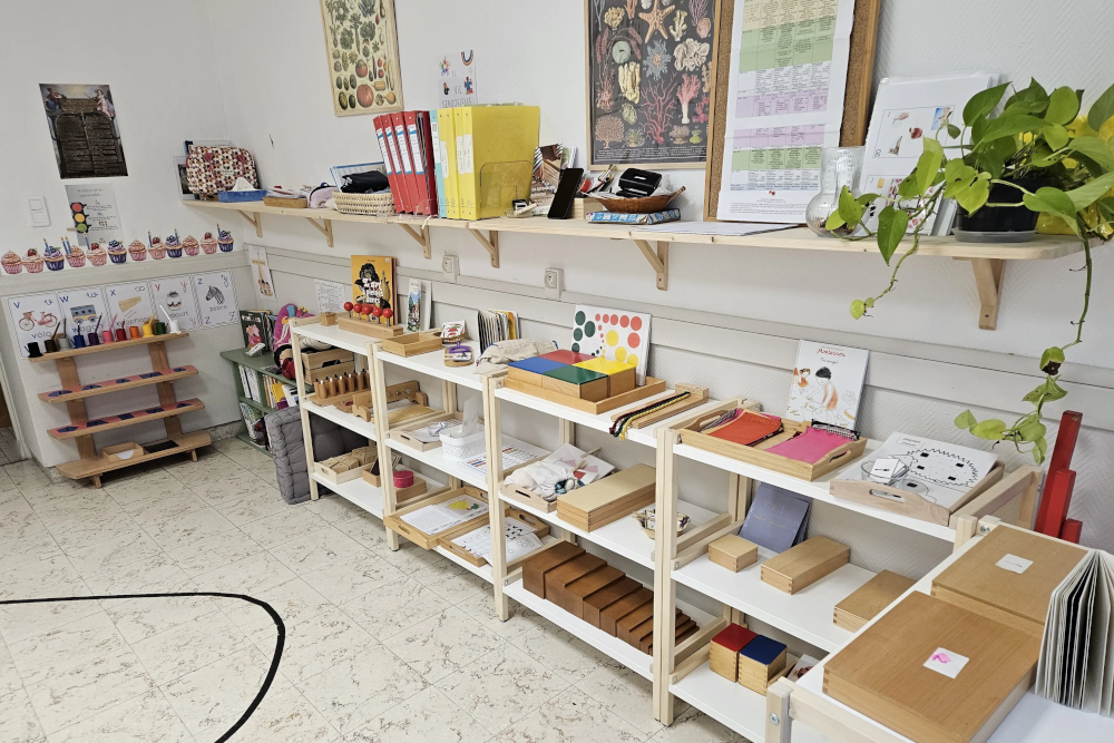 Ambiance de la classe Montessori