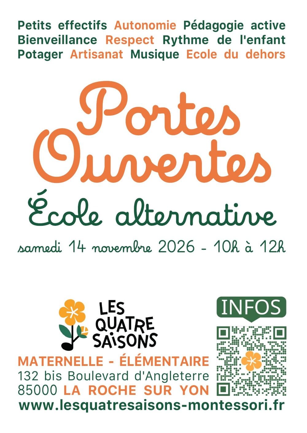 Flyer des portes ouvertes 2026