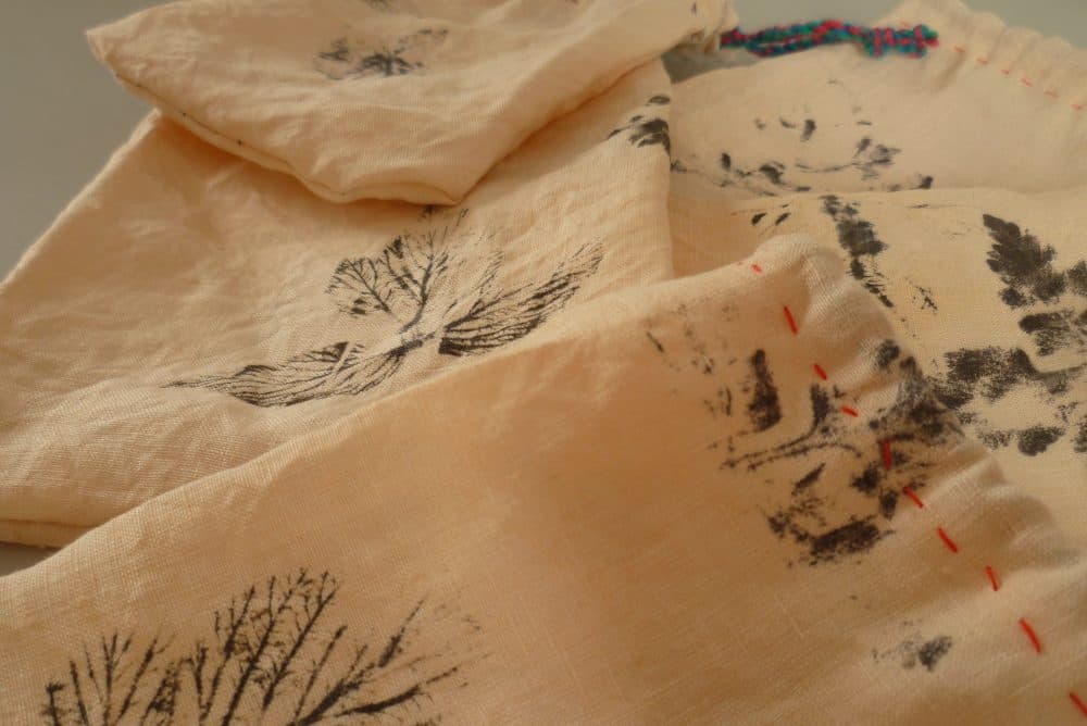 Pochette en teinture végétale