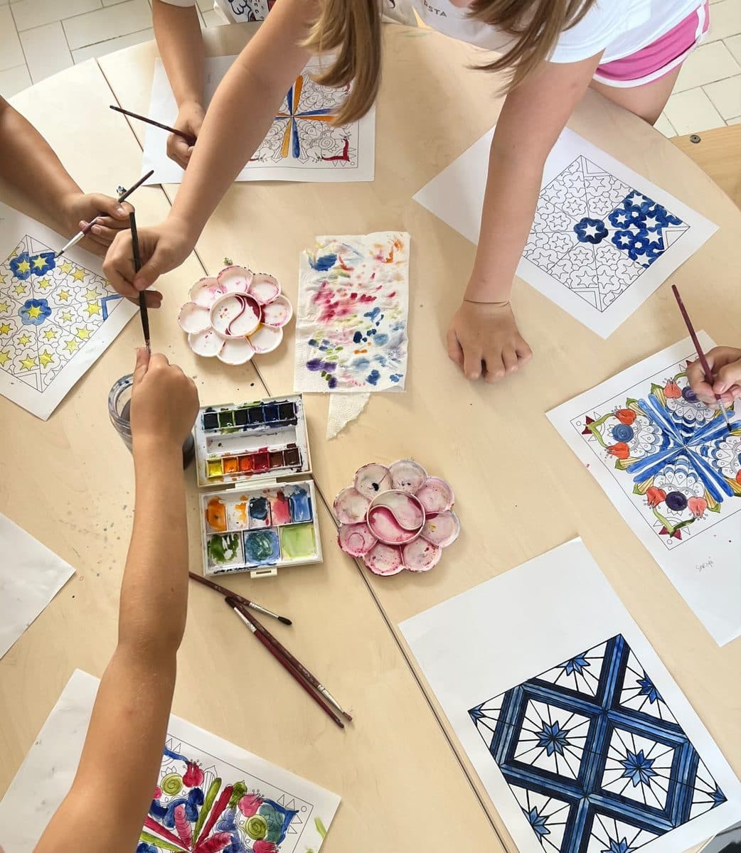 Des azulejos peints à l'aquarelle