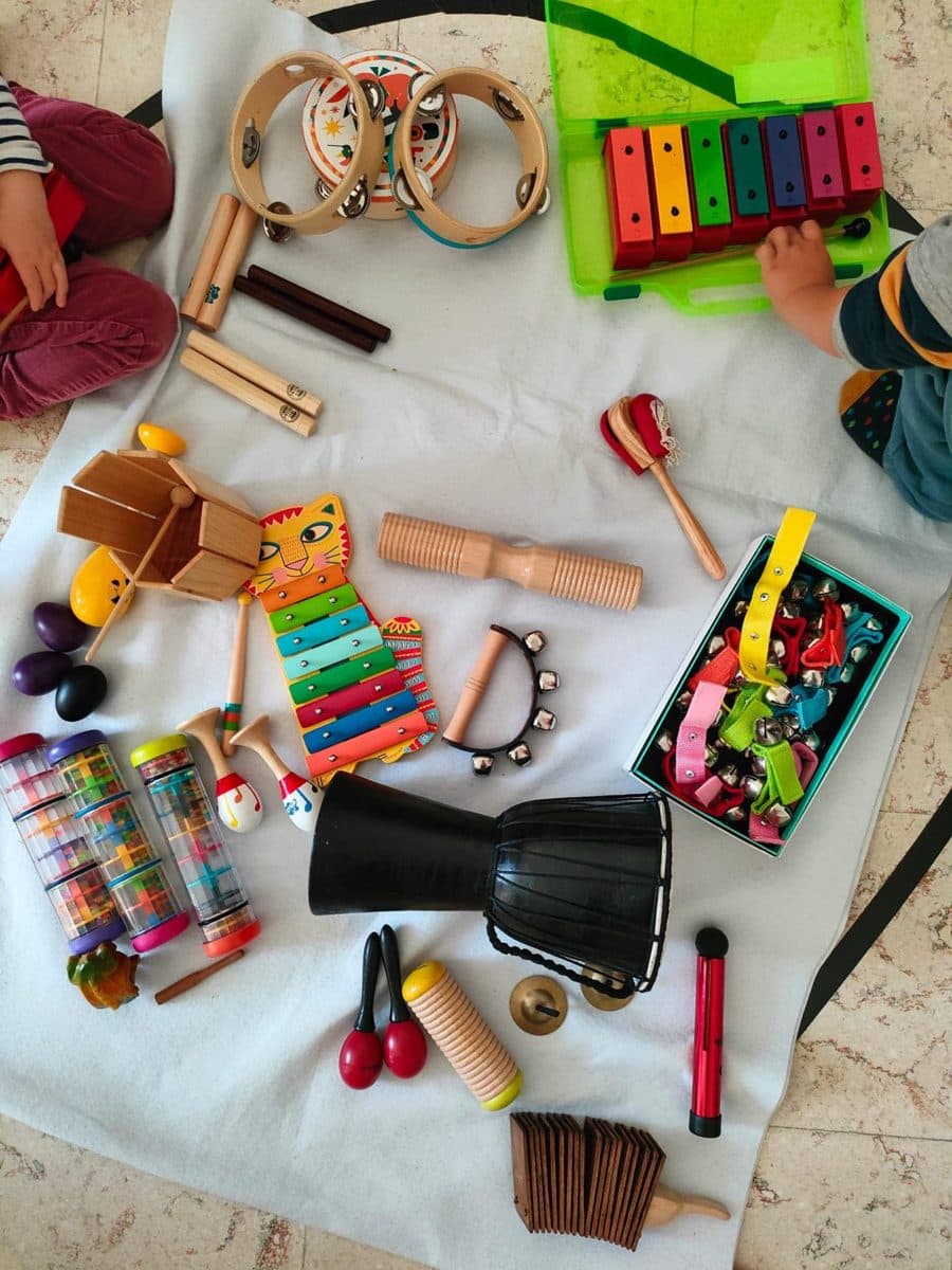 Les instruments de l'éveil musical